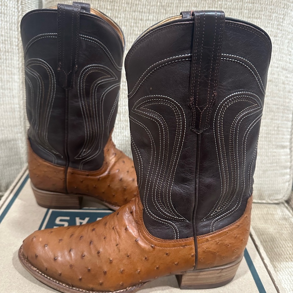 Tecovas - The Wyatt - Grain Ostrich - Picture 6 of 8